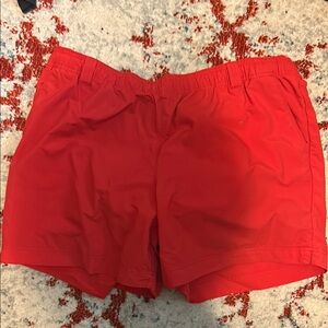 Columbia Red Bermudas Relaxed Fit Shorts